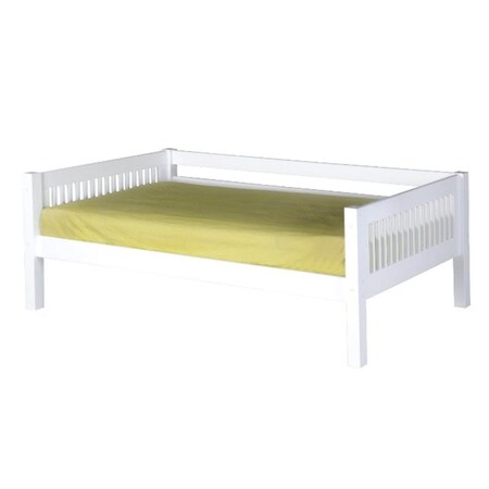 Convenience Concepts C213-Wh Day Bed Mission Headboard White Finish, Twin Size Mattress HI1523405